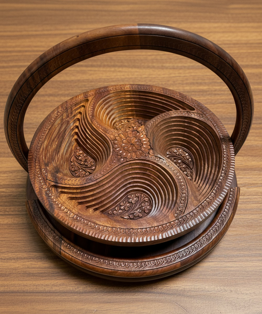 16" divided four paisleys