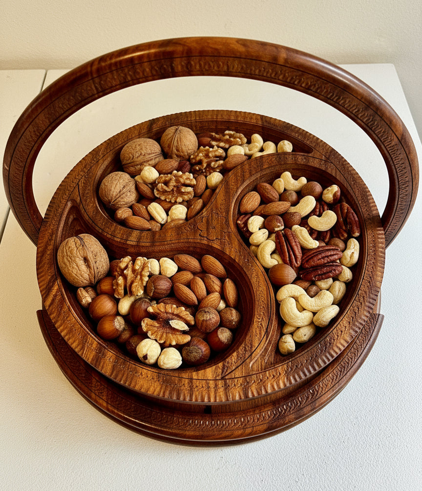 16" divided three paisleys