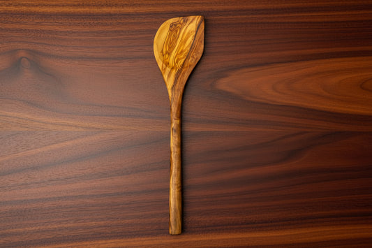 Olive Wood Corner Spoon