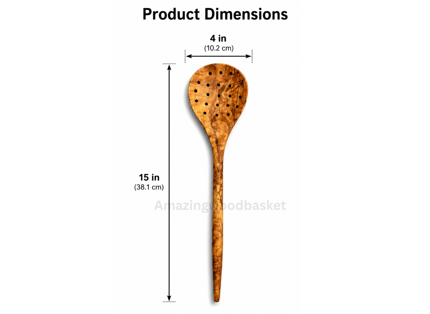 Wide Slotted spoon
