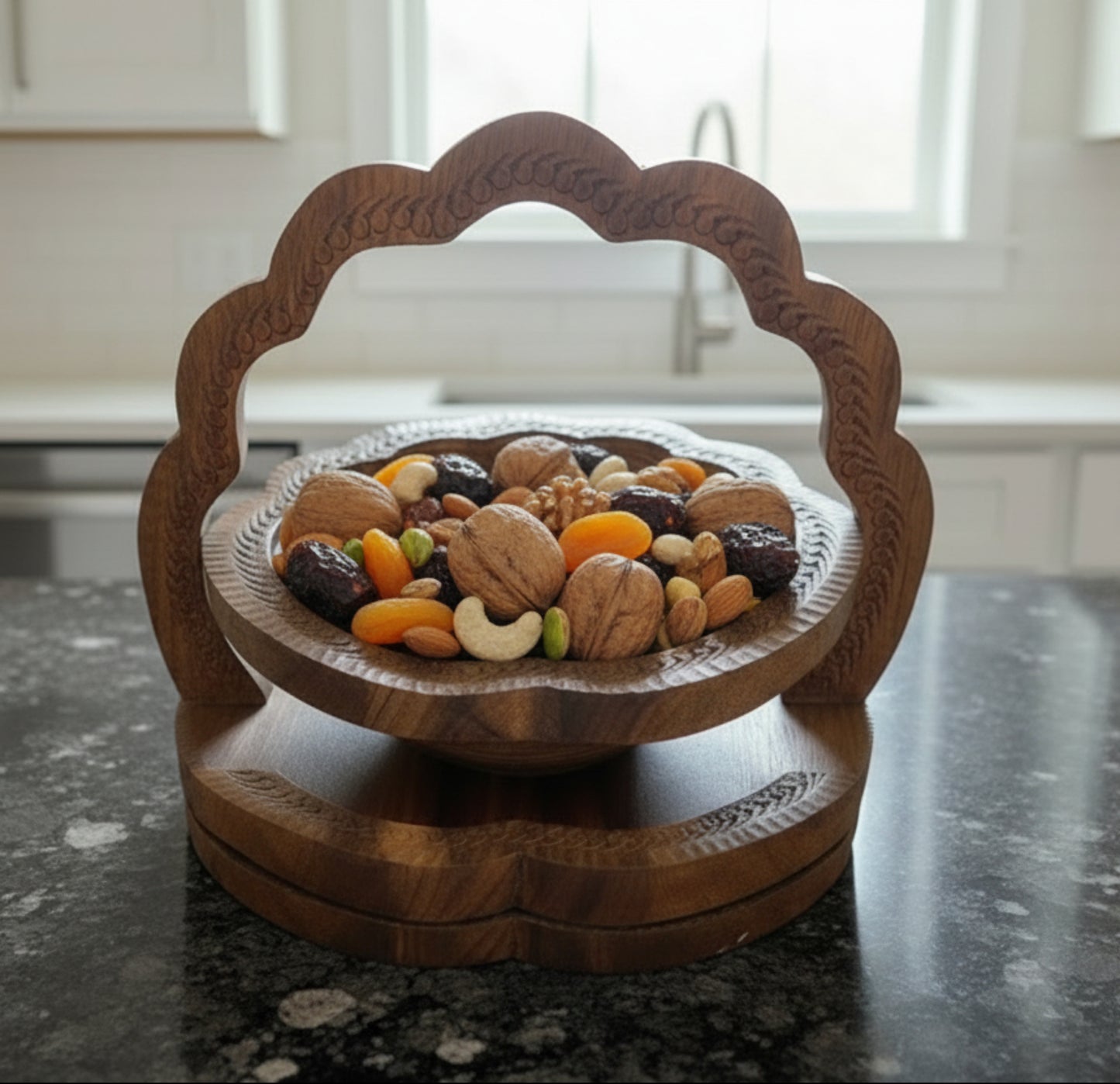 10" Tree Of Life Carved Design