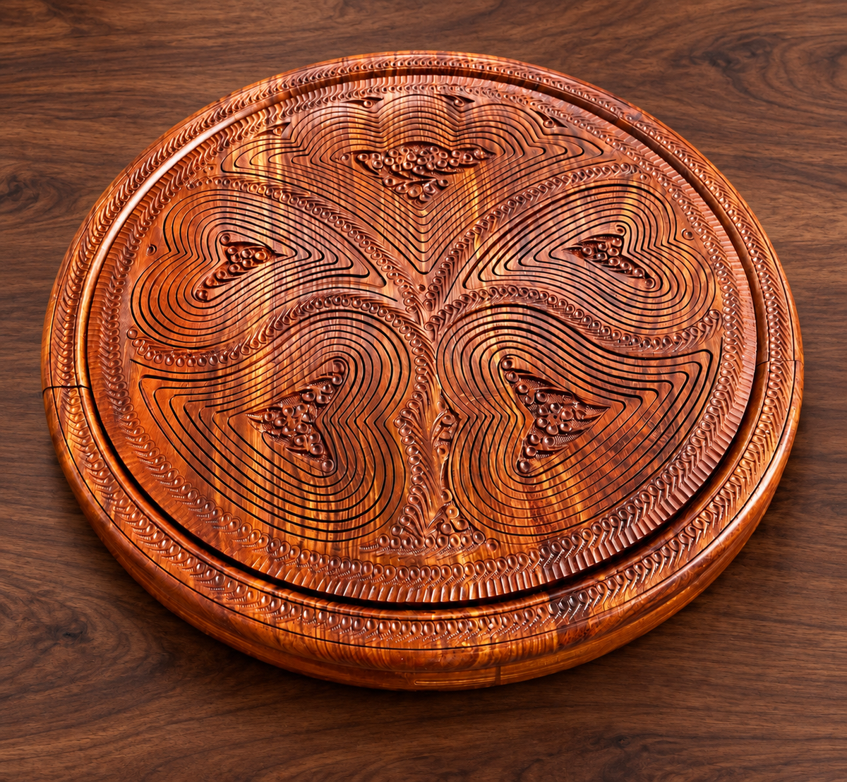 18" Divided Basket, Angel Shape