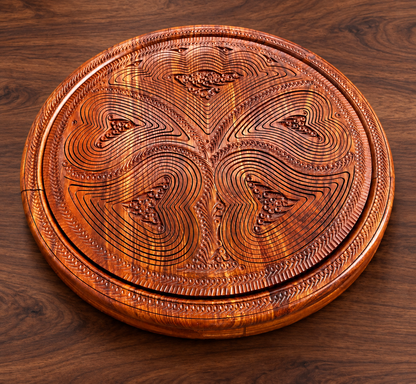 18" Divided Basket, Angel Shape