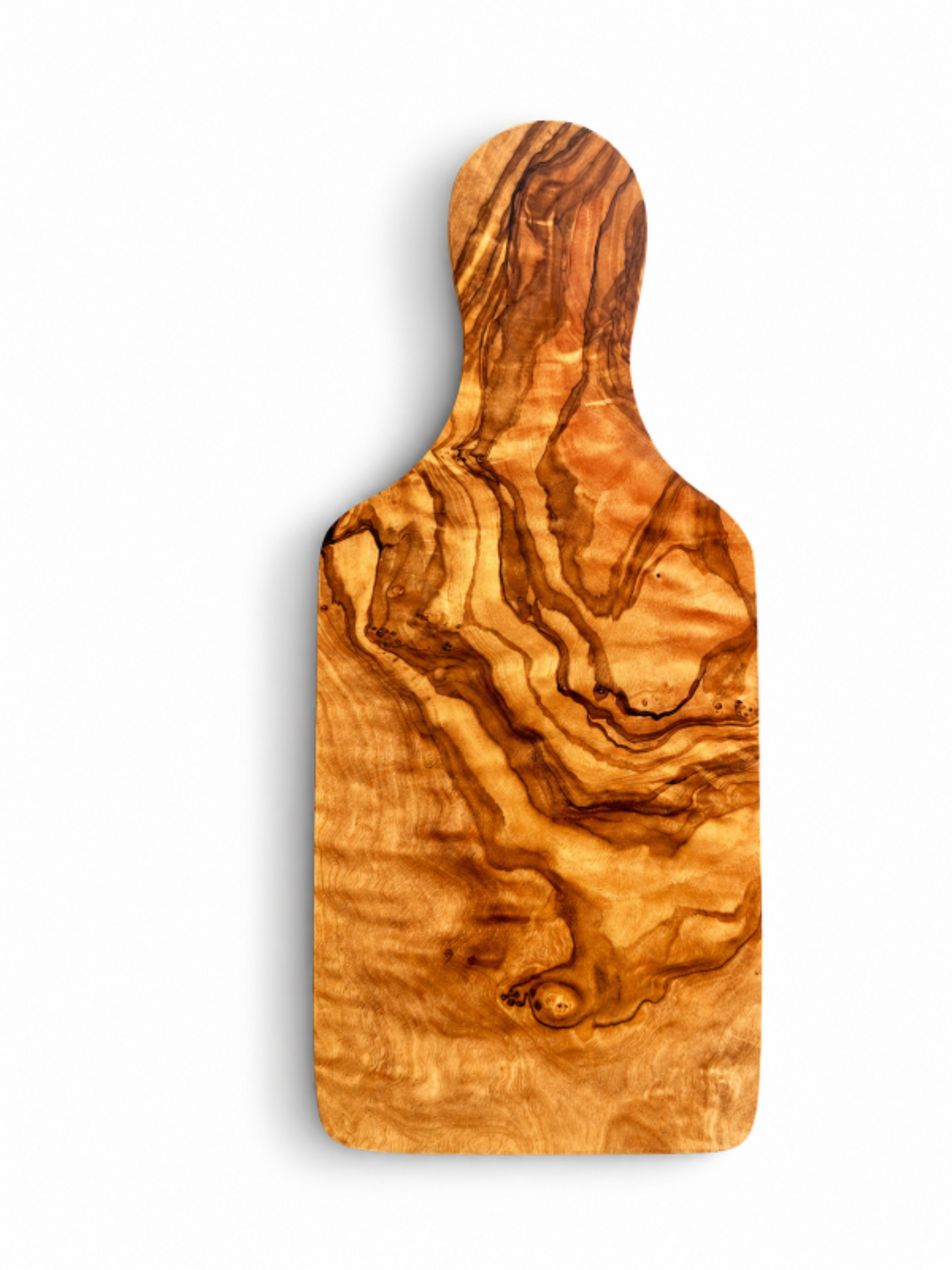 Large olive Wood Charcuterie & Cutting Board, Handcrafted Live Edge Serving Board