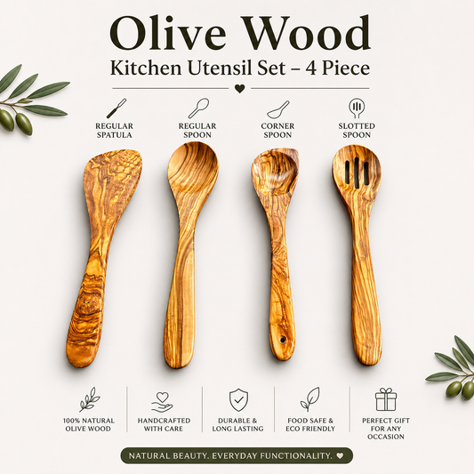 Handcrafted Utensils Set Of Four