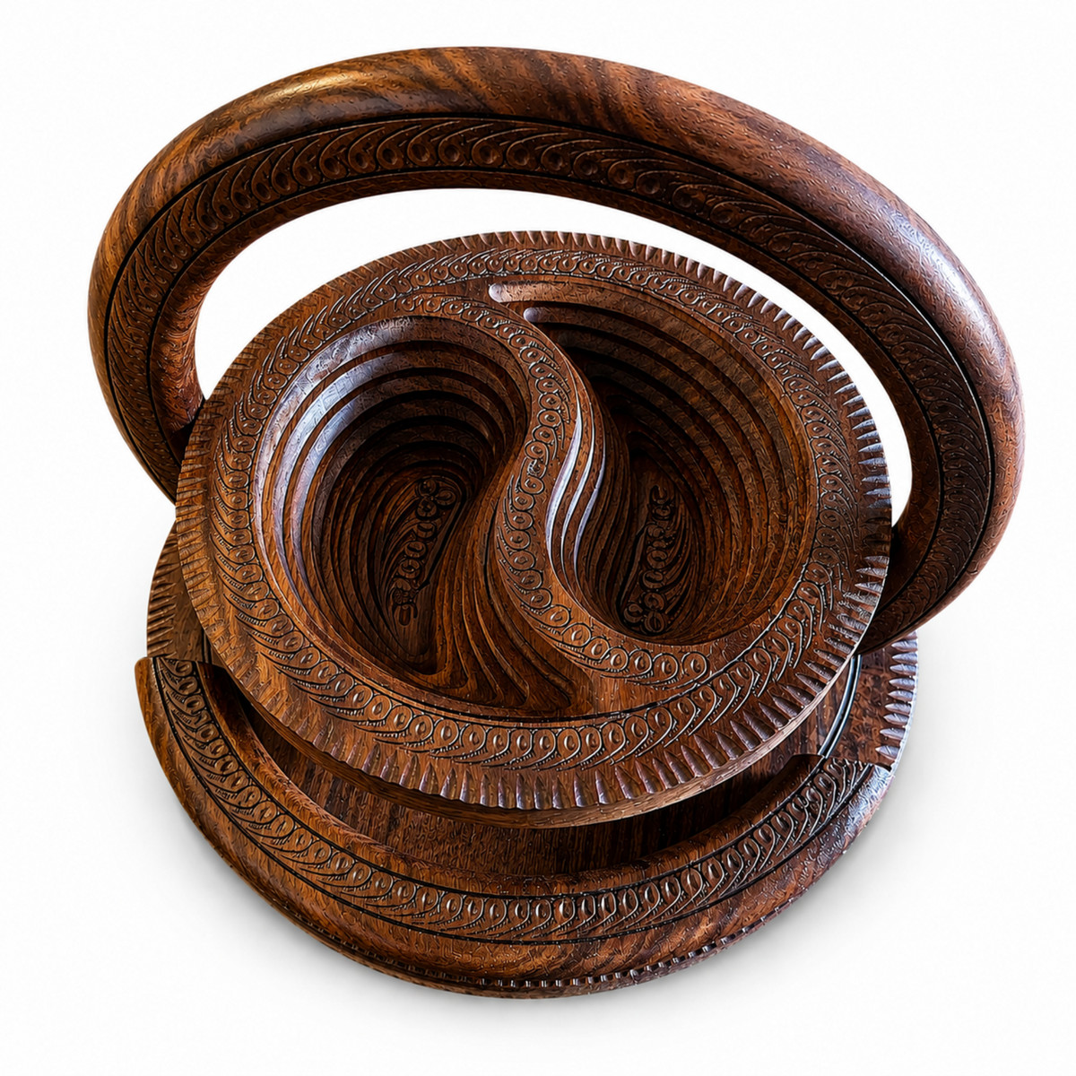 10" two paisley shape