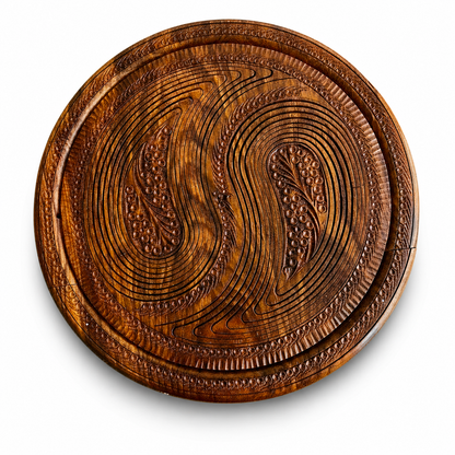 12" Two Paisley Shape