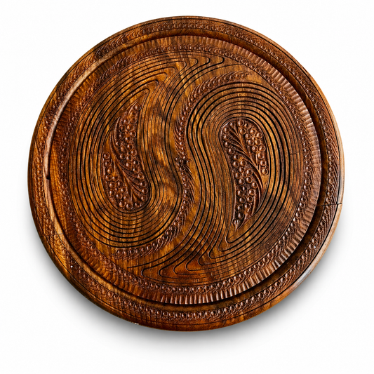 12" Two Paisley Shape