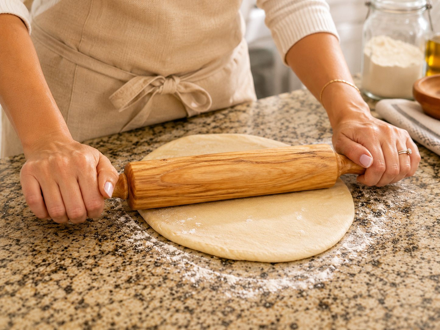 Olive Wood Large Rolling Pin