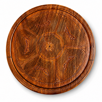 18" divided six compartments