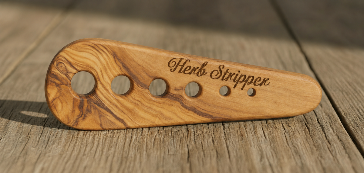 Olive Wood Herb Stripper