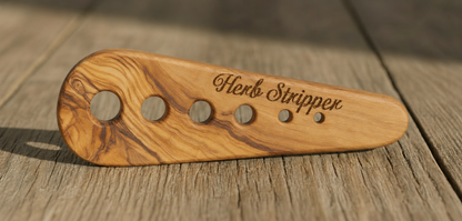 Olive Wood Herb Stripper