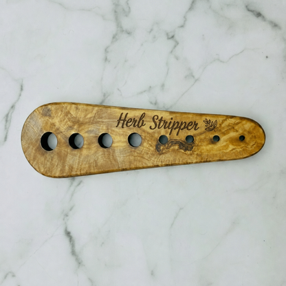 Olive Wood Herb Stripper