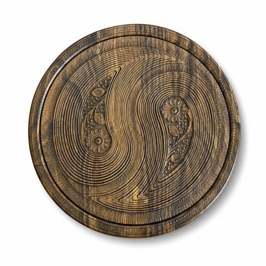 18" two paisleys