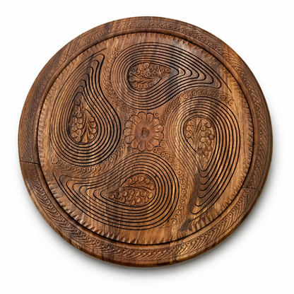 14" four paisleys