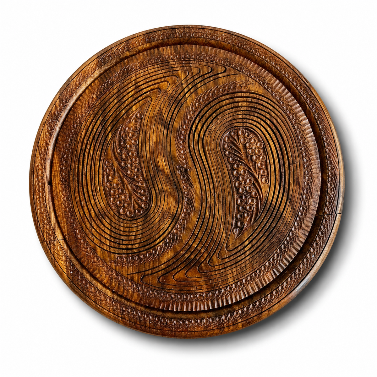 14" two paisleys