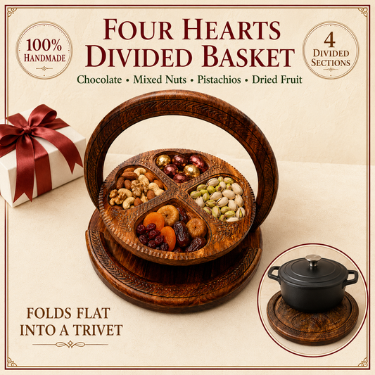 12"Four Hearts divided