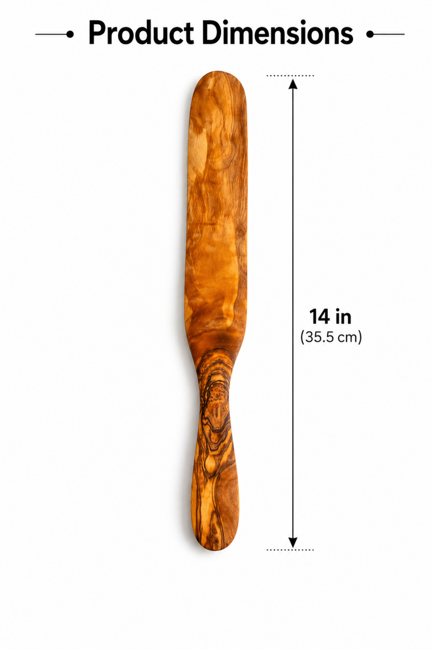 Long Spurtle spoon (14")