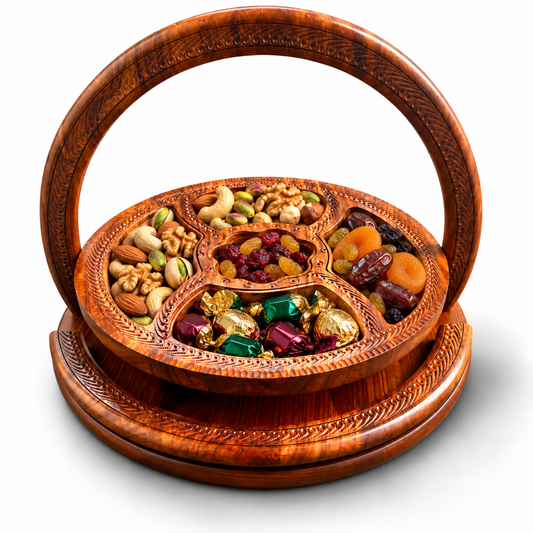 14" Divided Basket, Five Compartments