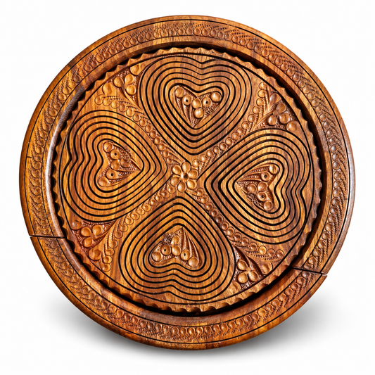 10" Four Hearts divided
