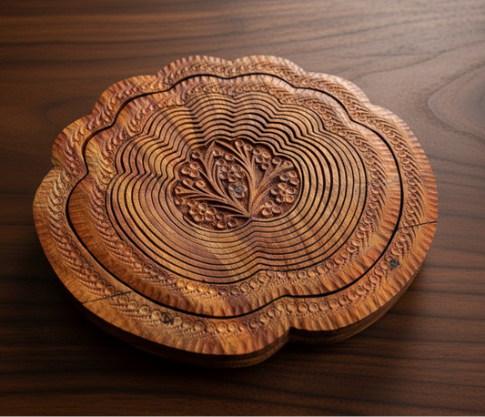 10" Tree Of Life Carved Design