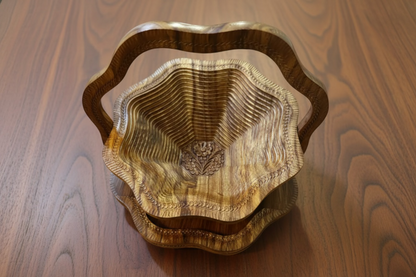 16" Flora Carved Design