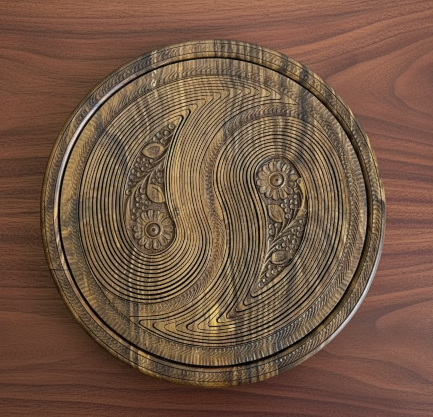 18" two paisleys