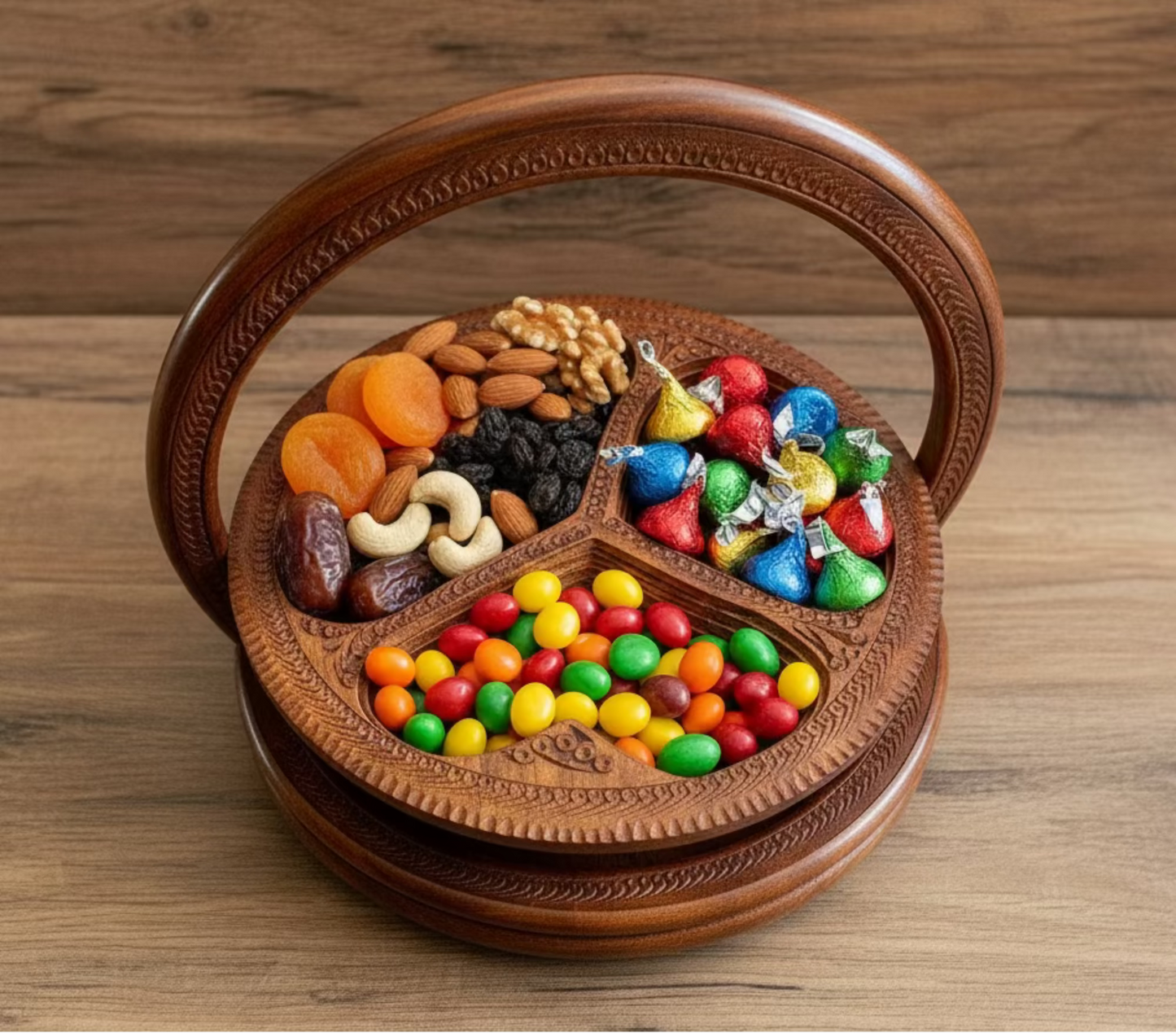 10" Three Hearts divided