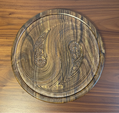 18" two paisleys
