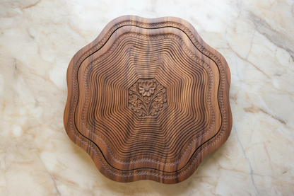 16" Flora Carved Design