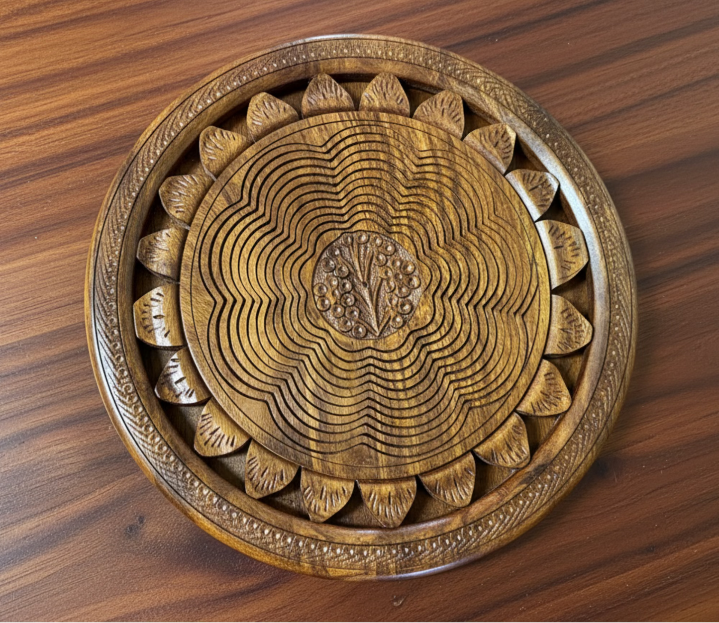 12" Sunflower Shape