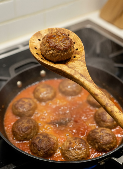 Wide Slotted spoon (14")