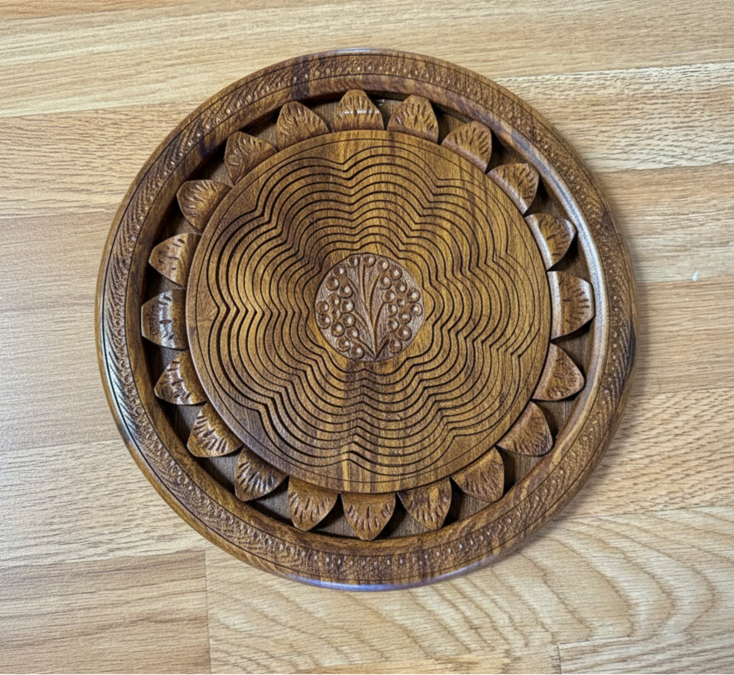12" Sunflower Shape