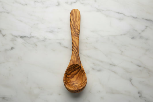 medium ladle Olive Wood (10"X3")