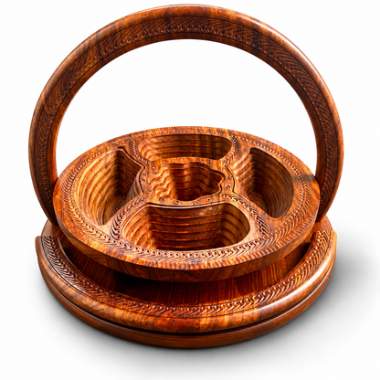 14" Divided Basket, Five Compartments
