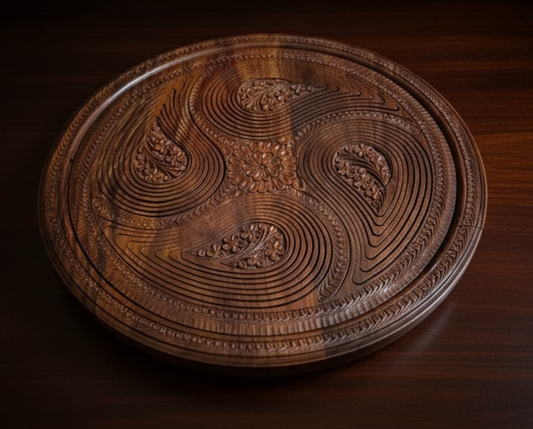 16" divided four paisleys