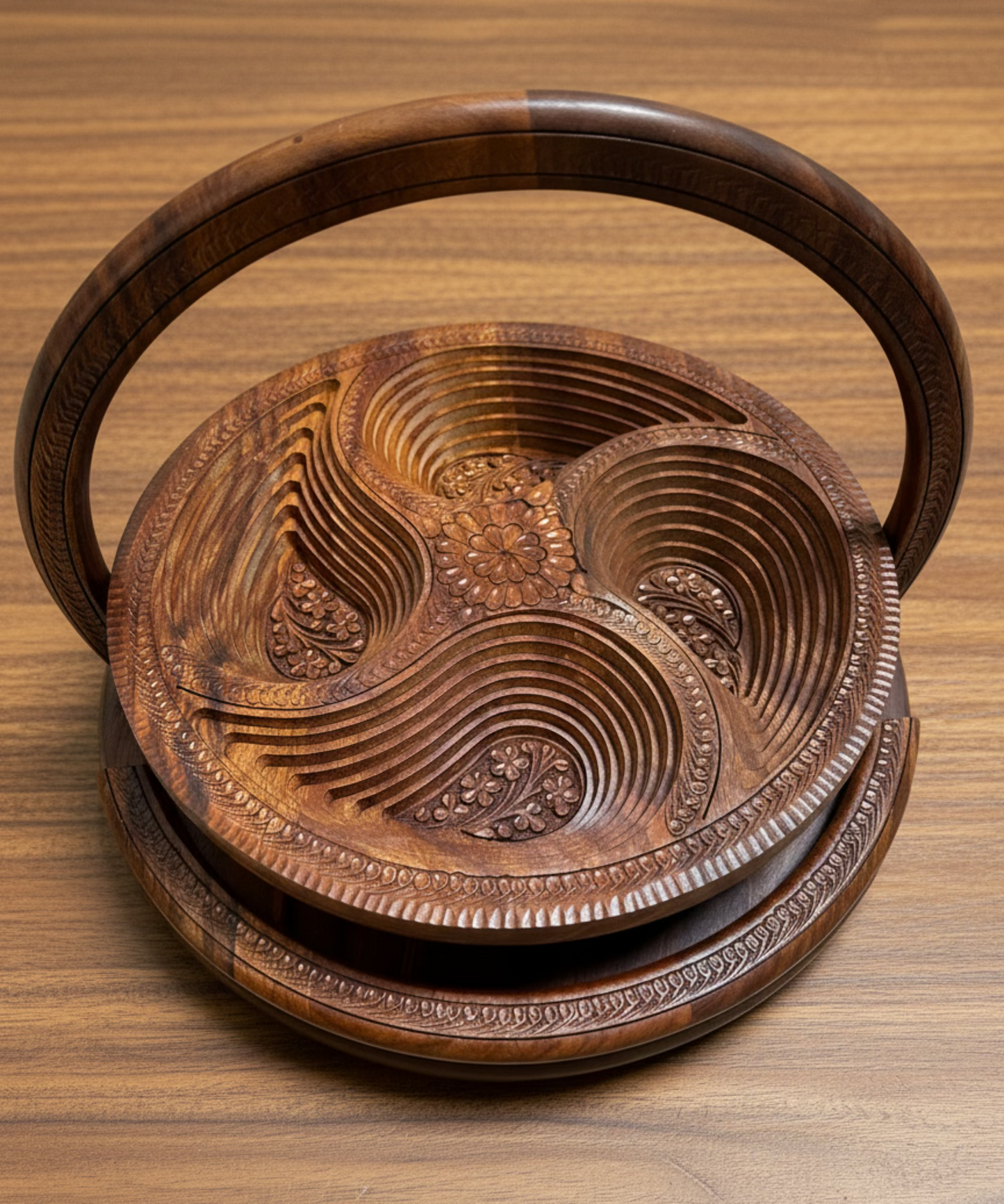 16" divided four paisleys