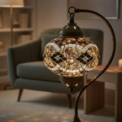 medium swan neck lamp