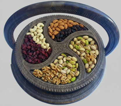 16" divided four paisleys