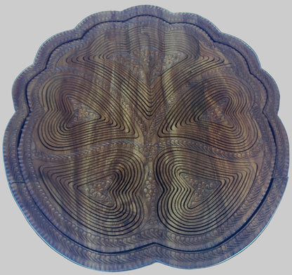 16" divided shell shape