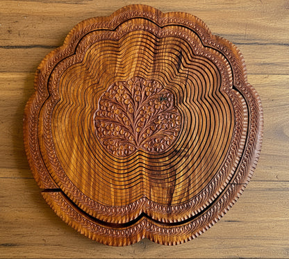14" Tree Of Life carved design
