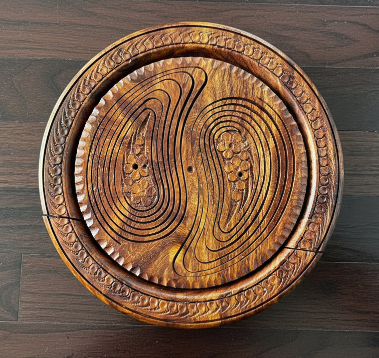 8" two paisleys divided