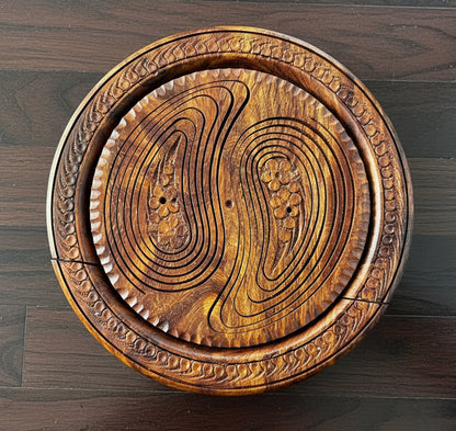 8" two paisleys divided