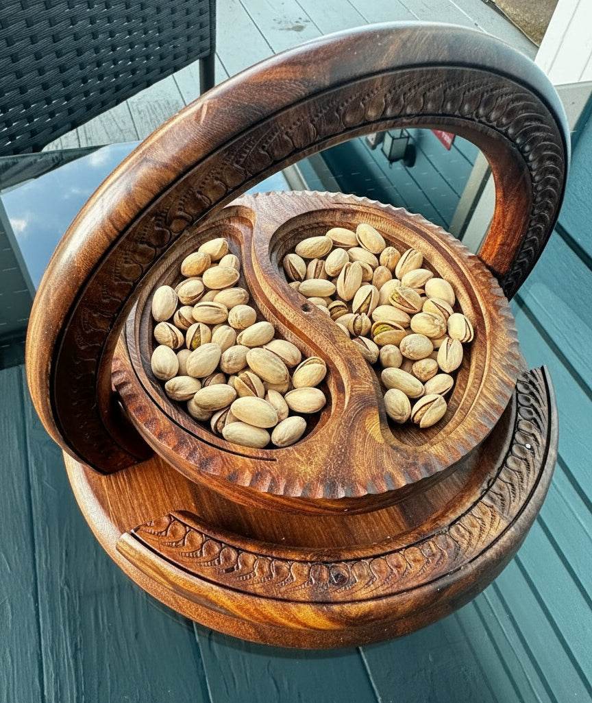 8" two paisleys divided