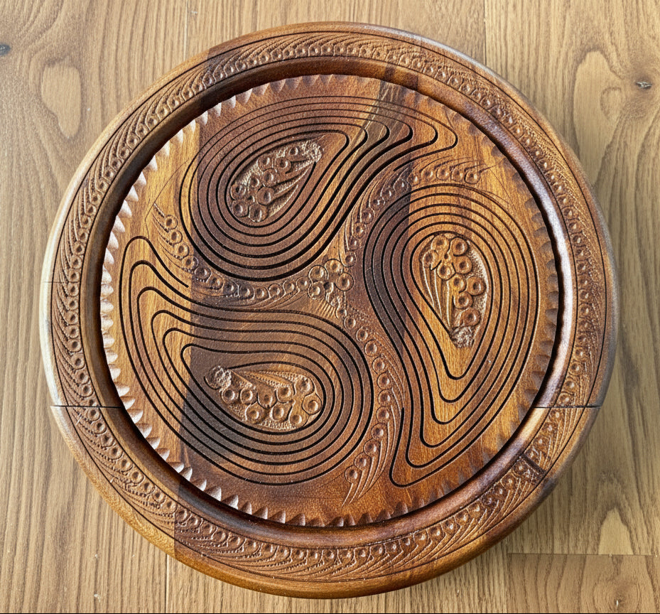 10" Three Paisleys divided