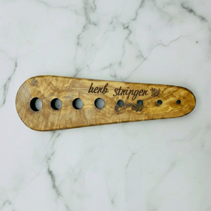 Olive Wood Herb Stripper