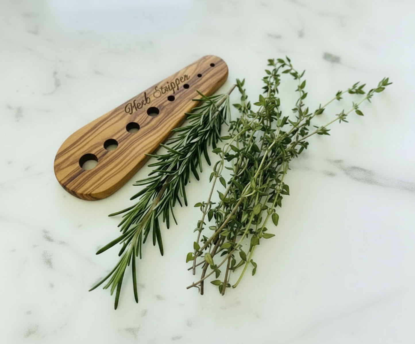 Olive Wood Herb Stripper
