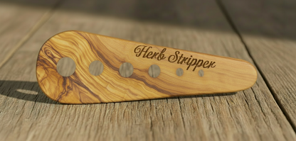 Olive Wood Herb Stripper