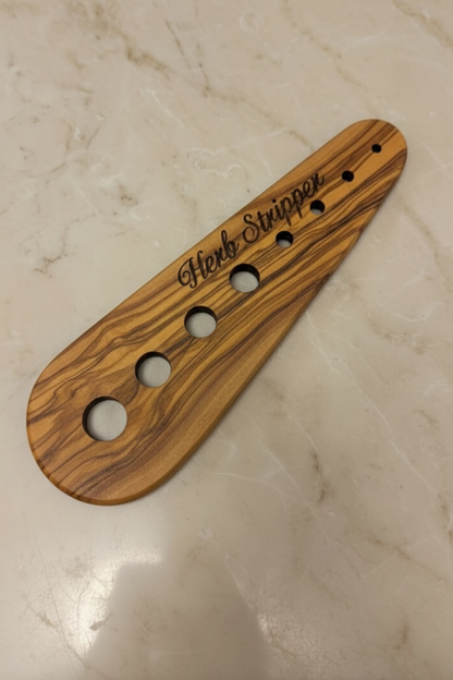 Olive Wood Herb Stripper