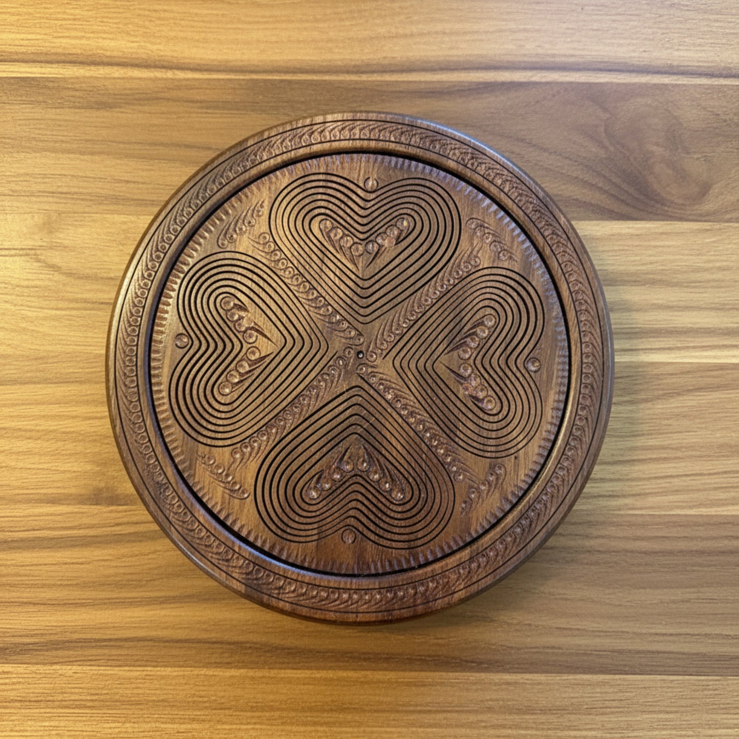 12"Four Hearts divided